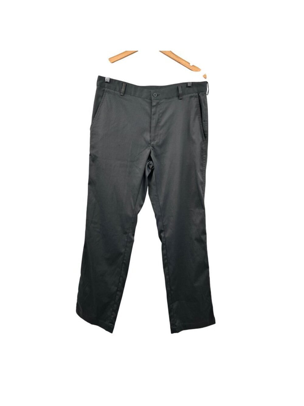 Nike Golf Mens Pants Straight Leg Solid Gray Size 33x32 Pockets